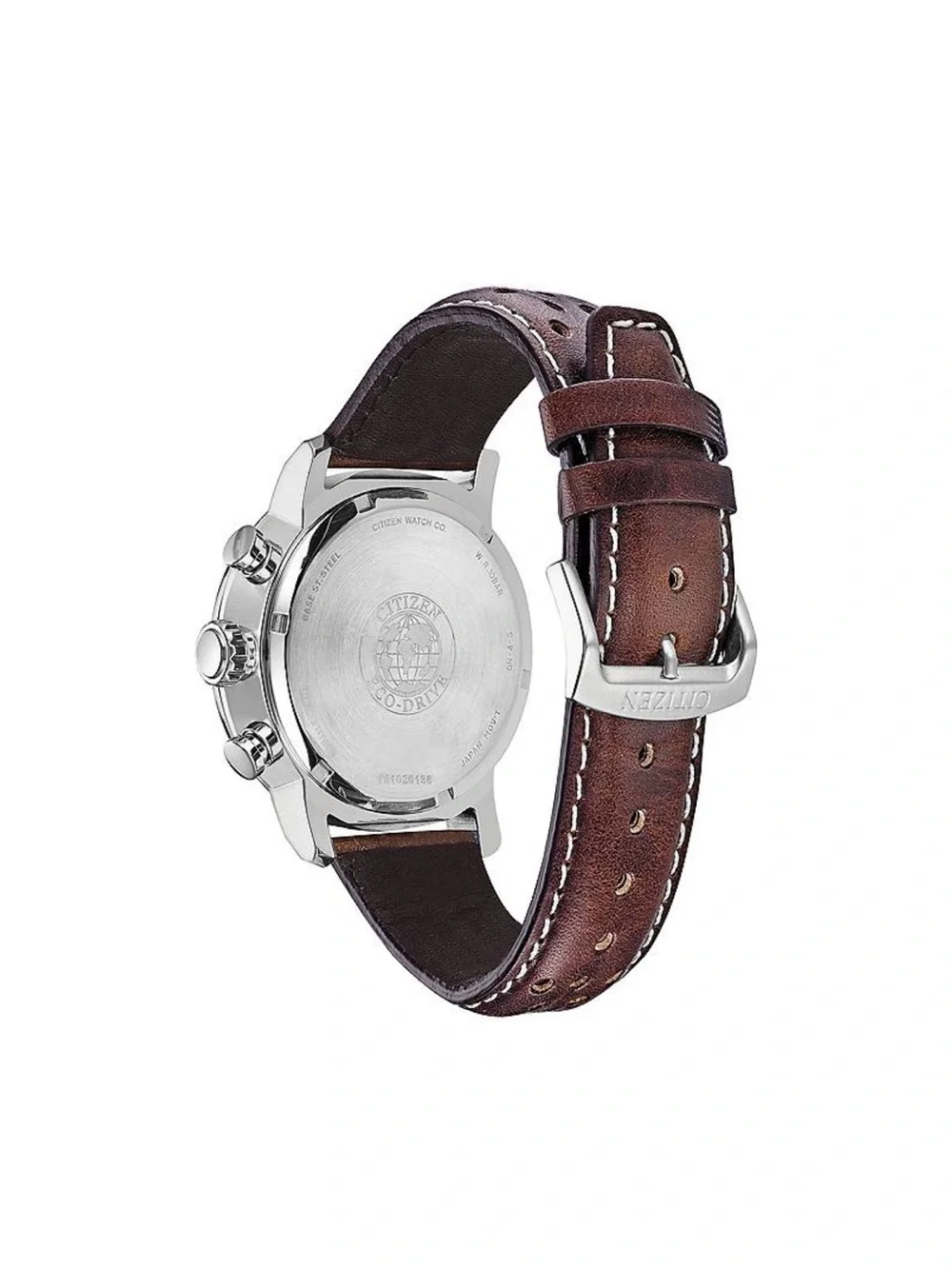 Citizen Men's 44mm Eco-Drive Brycen Leather Chronograph Watch- CA0648-09L